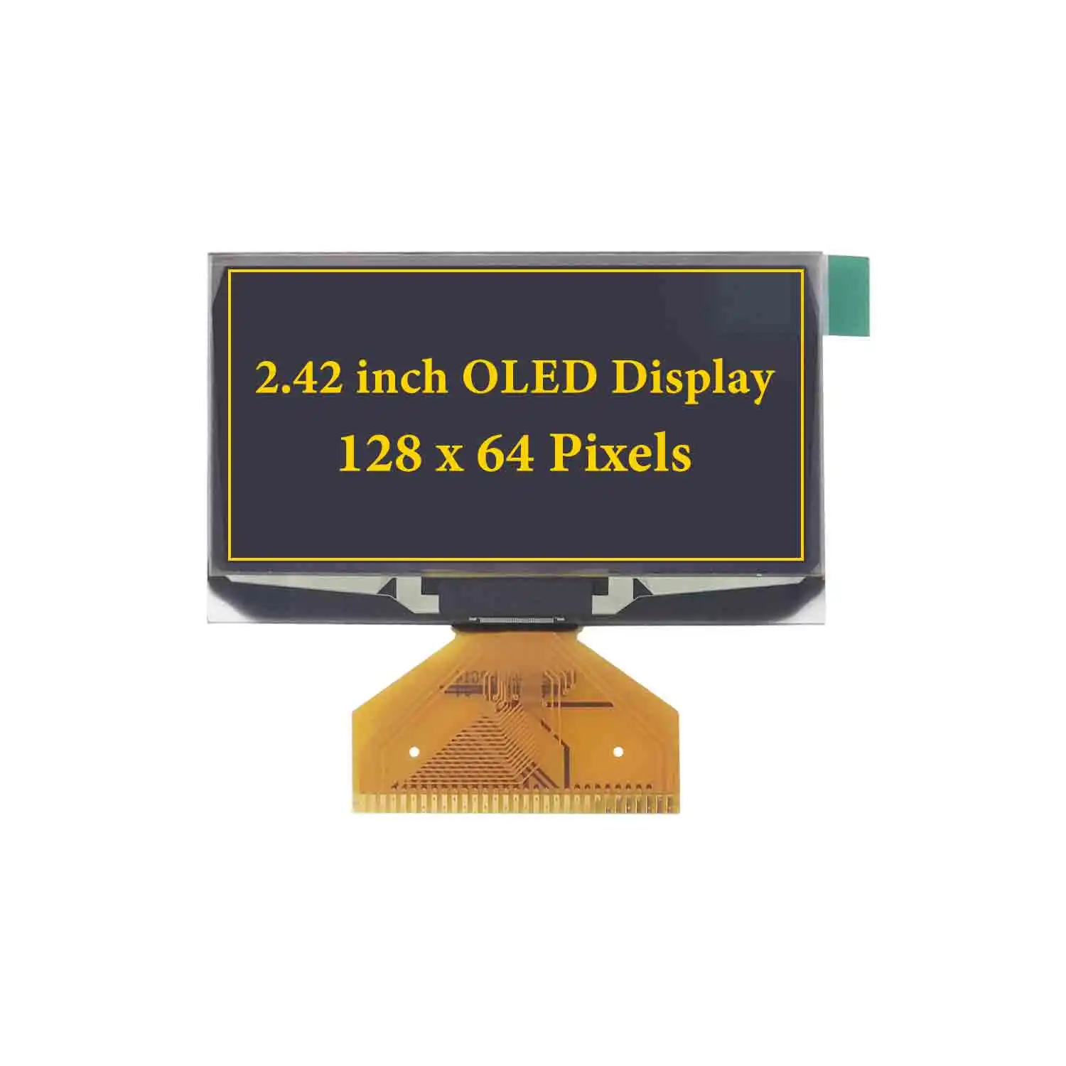 2.42 Inch Monochrome OLED Display 128x64 Module Screen SSD1309 Driver IC 31Pins Parallel I2C 4 Wire SPI Serial Blue Green Yellow