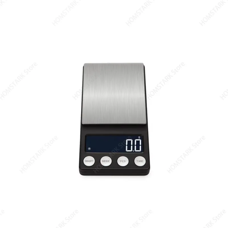 Mini Pocket Digital Scale 0.01g Resolution Blue Backlight LCD Max 1kg Counting Function Battery Powered