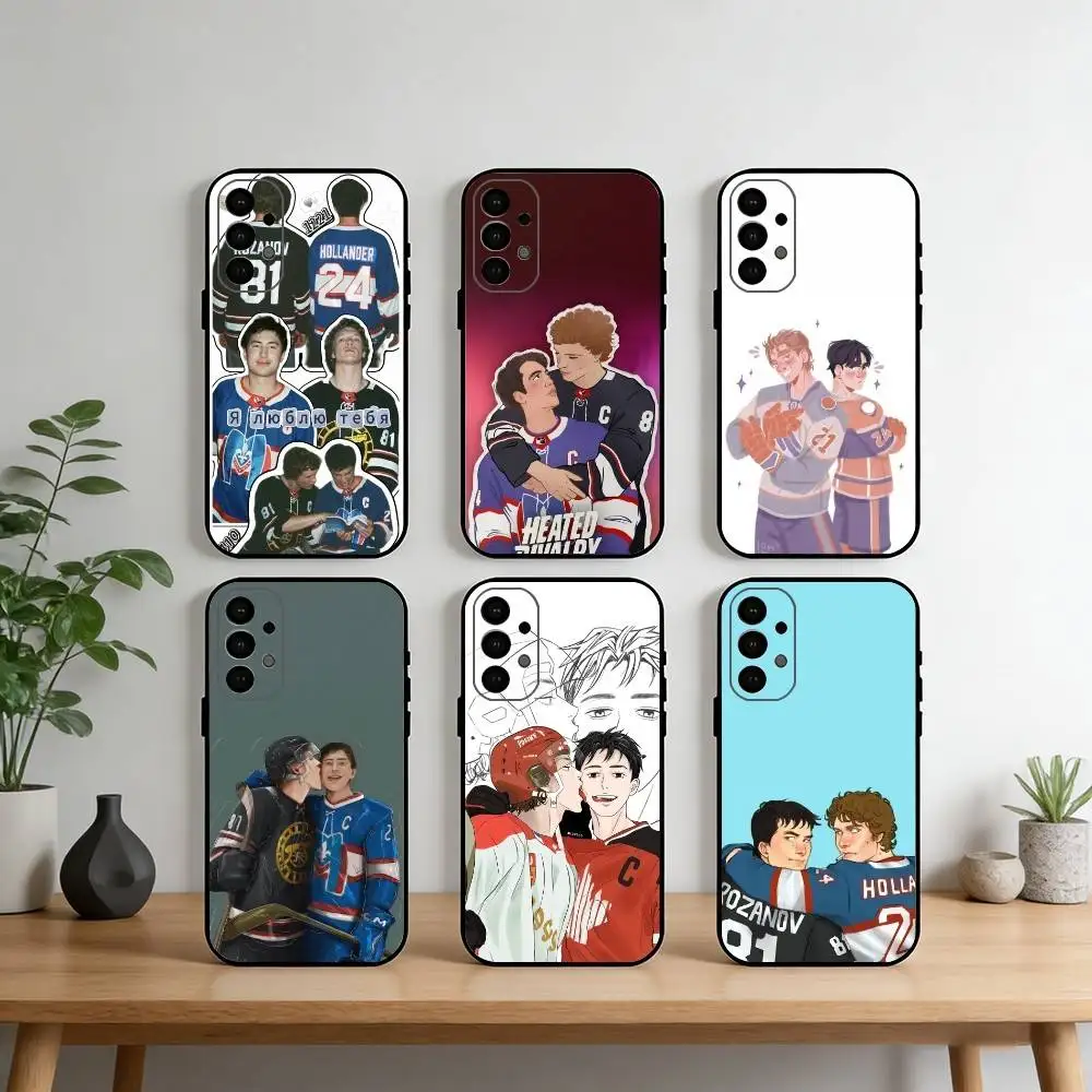 

H-Heated R-Rivalry Phone Case For Samsung S25,S24,S21,S22,S23,S30,Ultra,S20,Plus,Fe,Note,10,9,5G Black Cover