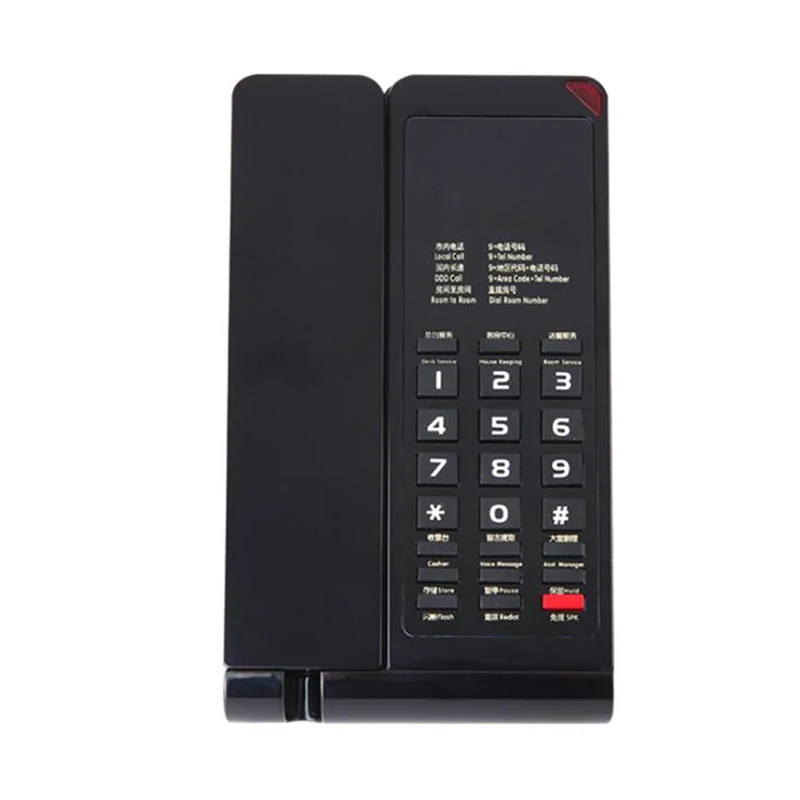 Corded Phone with Speaker, Flash Transfer, Message Extraction, Landline Telephone Waterproof and Moisture-Proof for Hotel Home