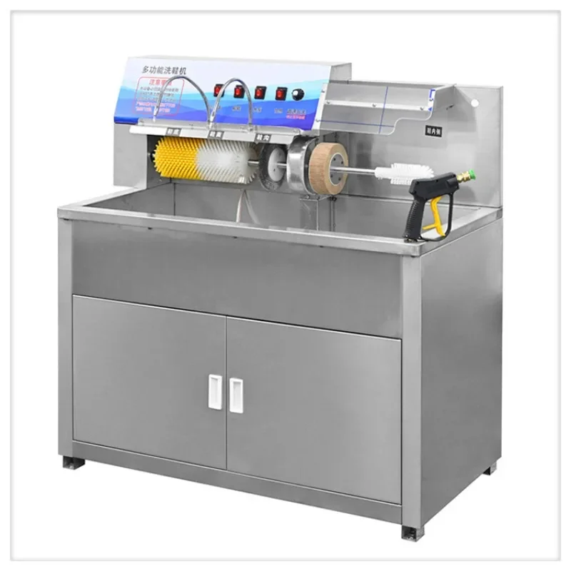 Commercial shoe washing machine,washing shop, dry cleaner, washing factory, semi-automatic brushing machine