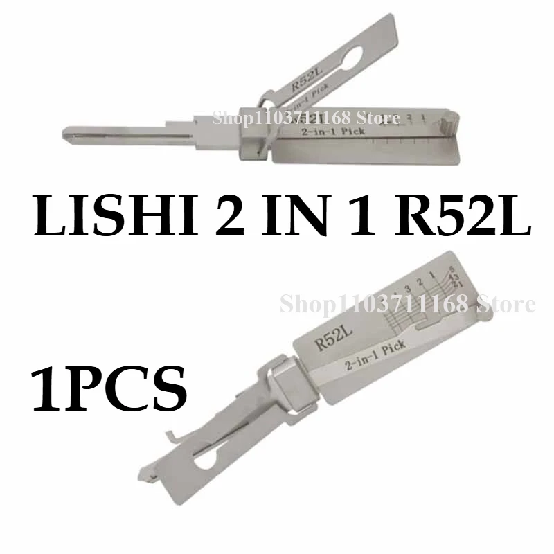 

Classic Lishi R52L (Lengthened) 2-in-1 Pick & Decoder Works with Any Long for Philip Brand of Door Locks, Even If It Has Spool P