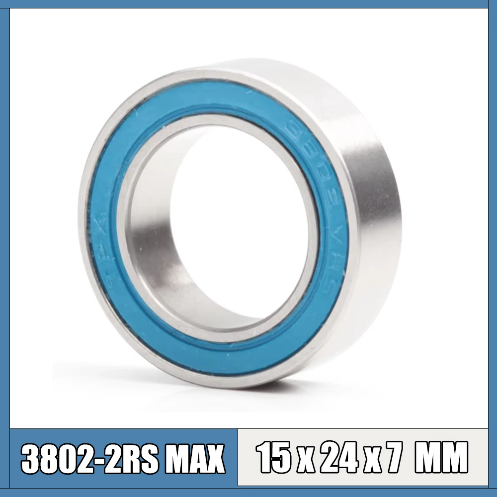 

3802-2RS MAX Bearing 15*24*7 mm ( 1 PC ) Double Row Full Balls Bicycle Suspension Pivot Repair Parts 3802 2RS Ball Bearings