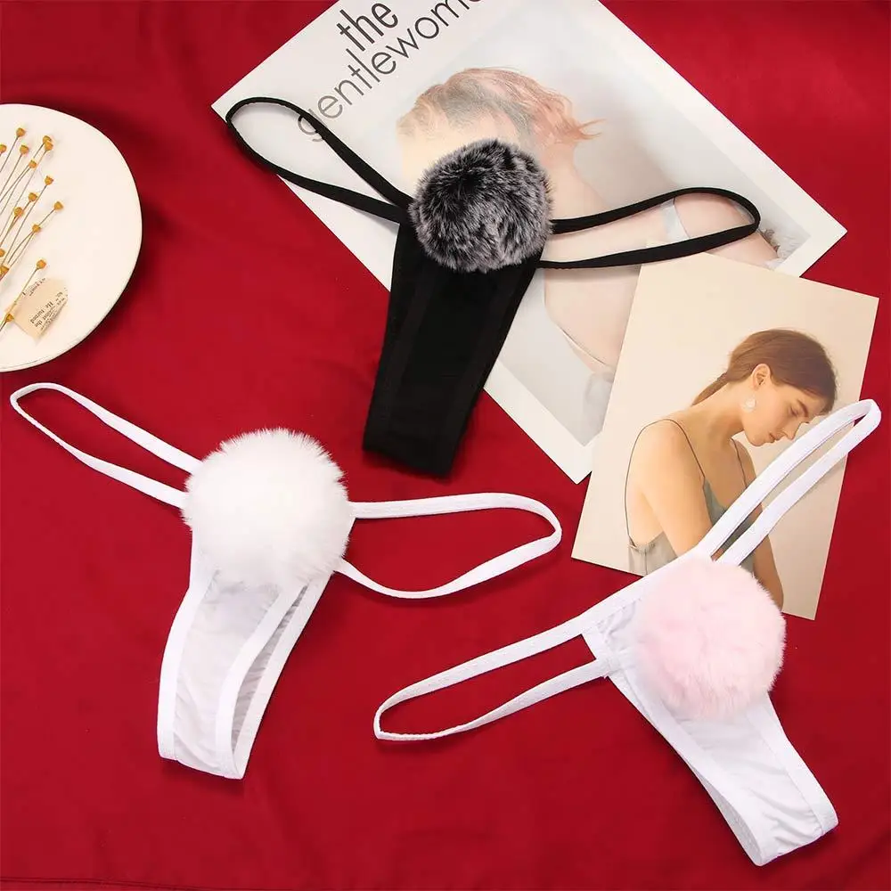 

Underwear Japanese Rabbit Tail Cosplay Women Women Panties G-String Bikini T-Back Thong