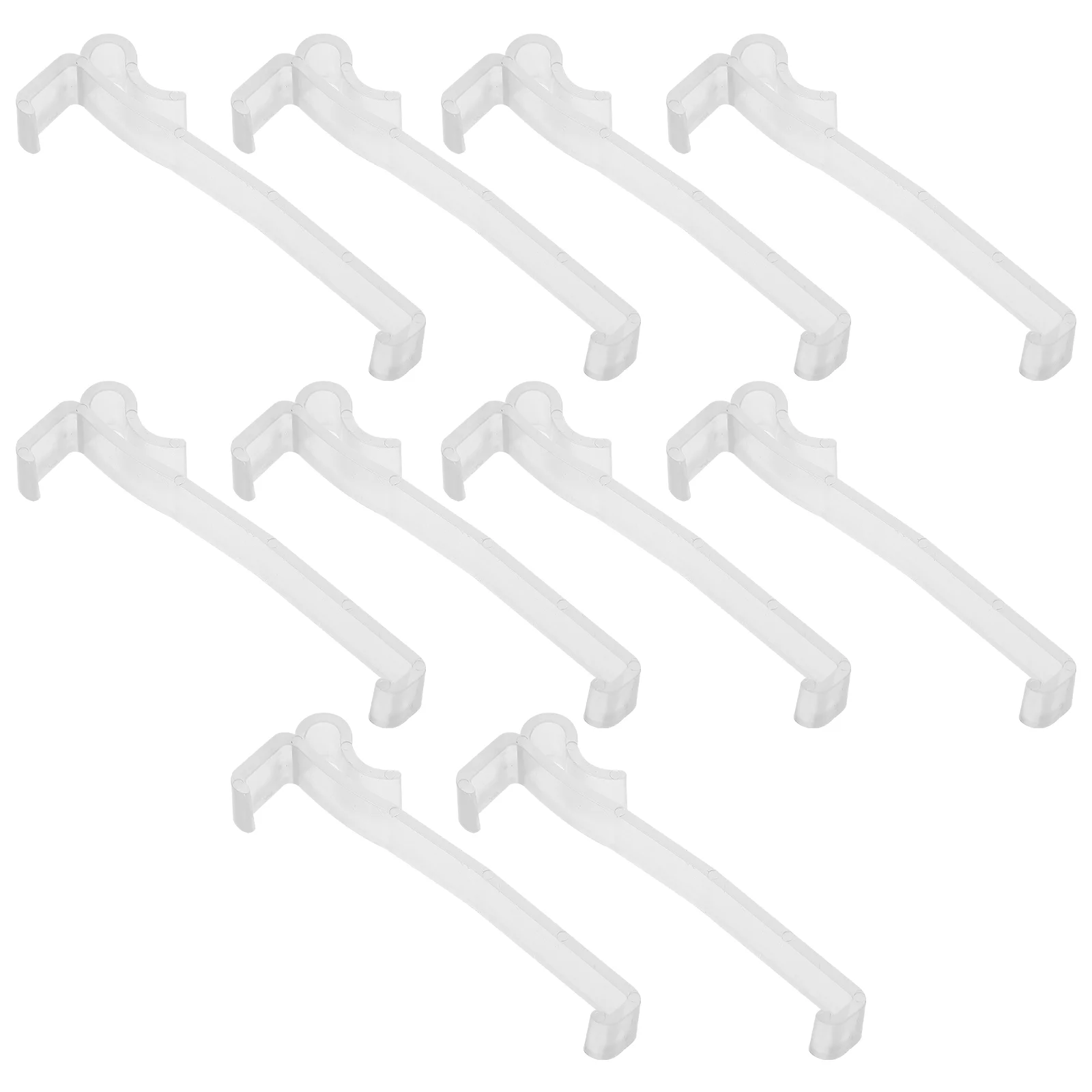 10 Pcs Vertical Curtain Clip Latch Clips Valance Plastic Sheer Curtains Window Hook up Hidden Clamps Retainer Hinge Child