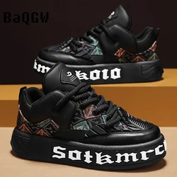 Hot Sale Harajuku Canvas Shoes Men Casual Skate Shoes Fashion Street Hip Hop Canvas Sneakers Men Women Platform Vulcanized Shoes