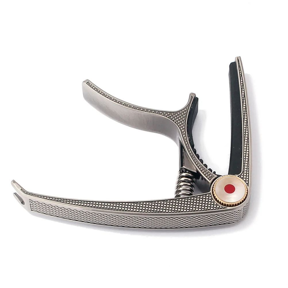 

Black Nickel Clamp Key Capo for Acoustic Electric Classic Guitar Clamp Strong Lightweight for 6 String Necks