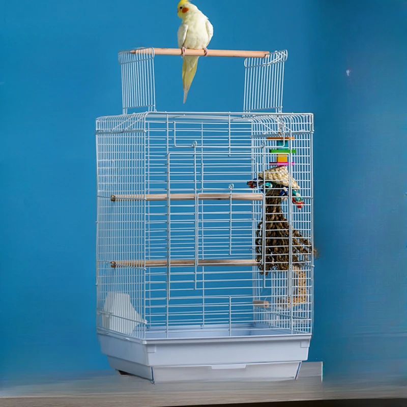 Habitat Products Bird Cages Hut Backpack Toys Bed Bird Cages Large Stuff Stand House Canarios Accesorios Bird Supplies RR50BN