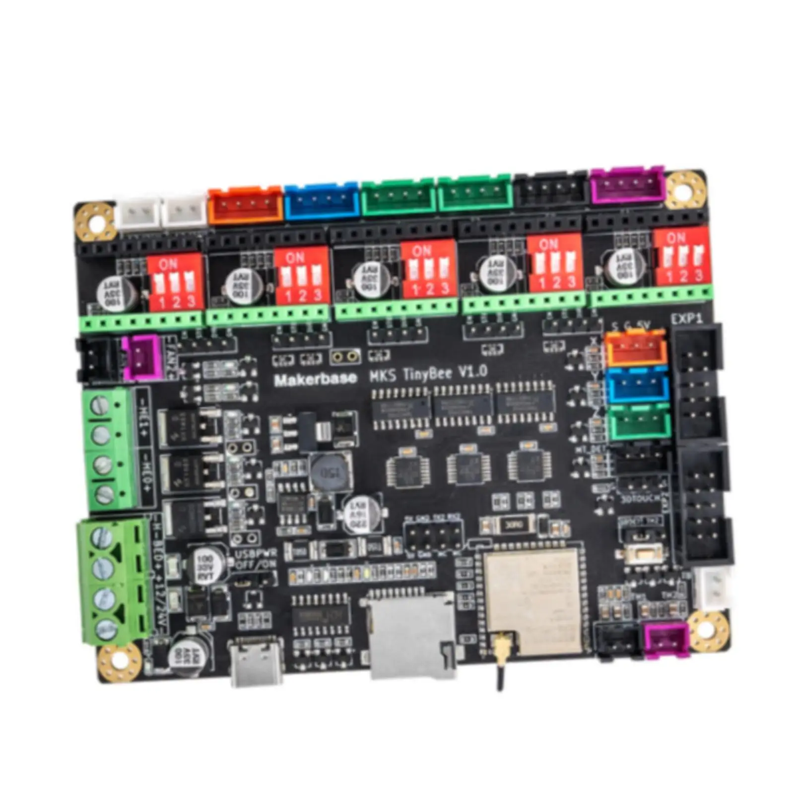 

3D Printer Control Board Mainboard Easy Installation Stable 3D Printer Accessories for Home Library Office Sturdy Room Adults