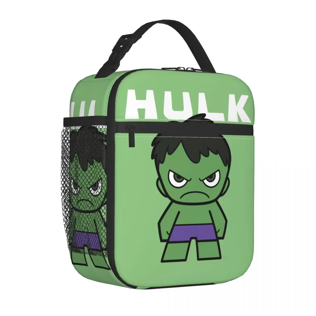 Cute Mini Hulk Insulated Lunch Bag Portable Meal Container Cooler Bag Lunch Box Tote Beach Travel Girl Boy