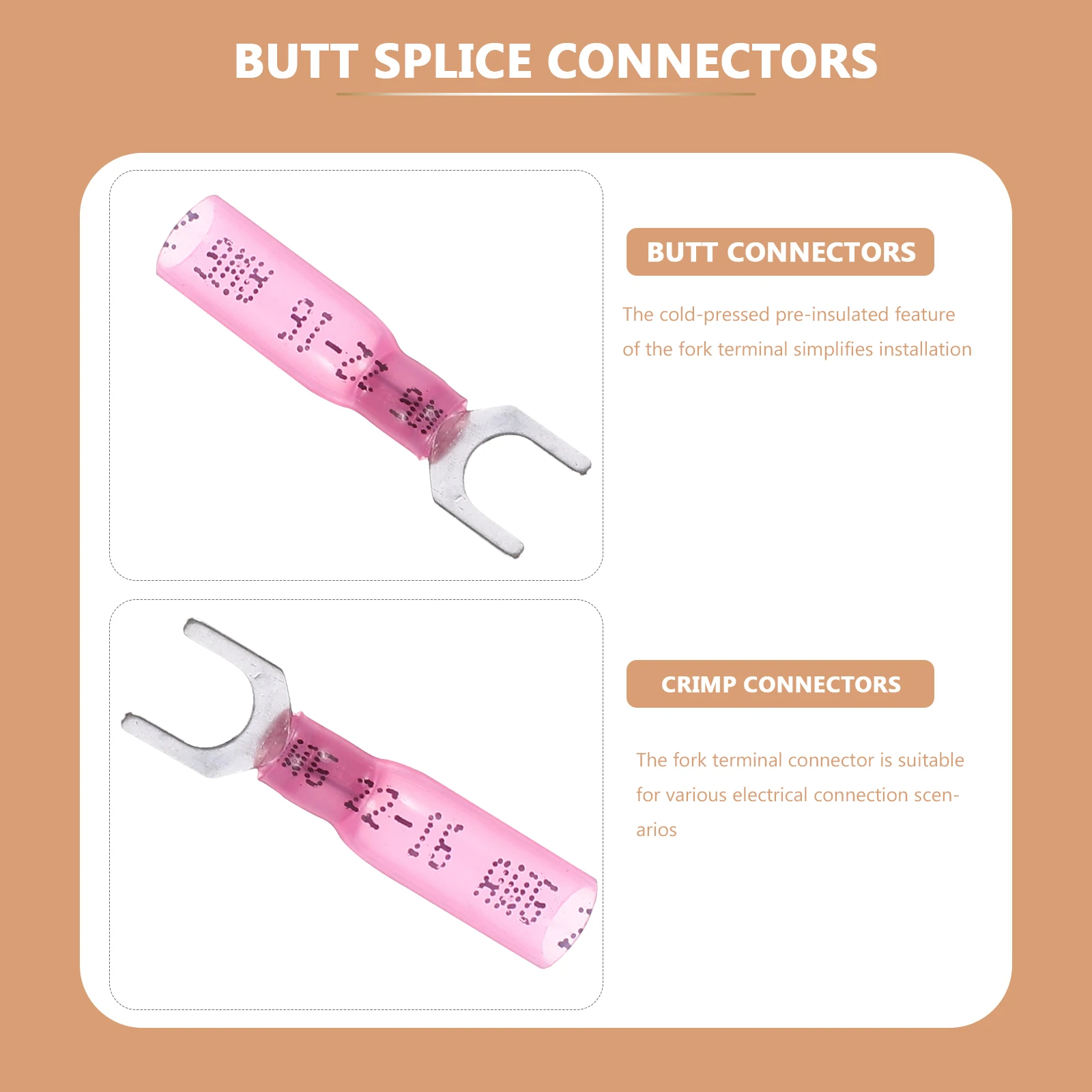 

100 шт. тепловые клеммы, водонепроницаемые вилочные клеммы SV, U-образные разъемы для проводов холодного прессования, вилка, обжим электрического кабеля