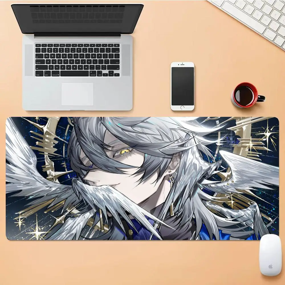 

Collapse Star Trail Mouse Pad Desk Mouse Pad Cute HD Desk Pad Extended Gaming Keyboard Mats Large XXL Gamer Mousepad 90x40