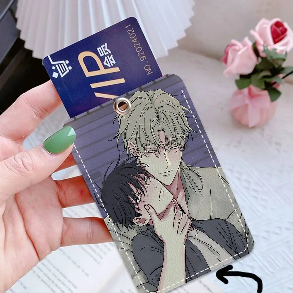 الهزلي منخفض المد في الشفق 1 قطعة بطاقة الوصول حافظة جلدية حامل بطاقة المفاتيح حلقة رئيسية الباب الوصول العلامات حافظة بطاقات الهوية المفاتيح