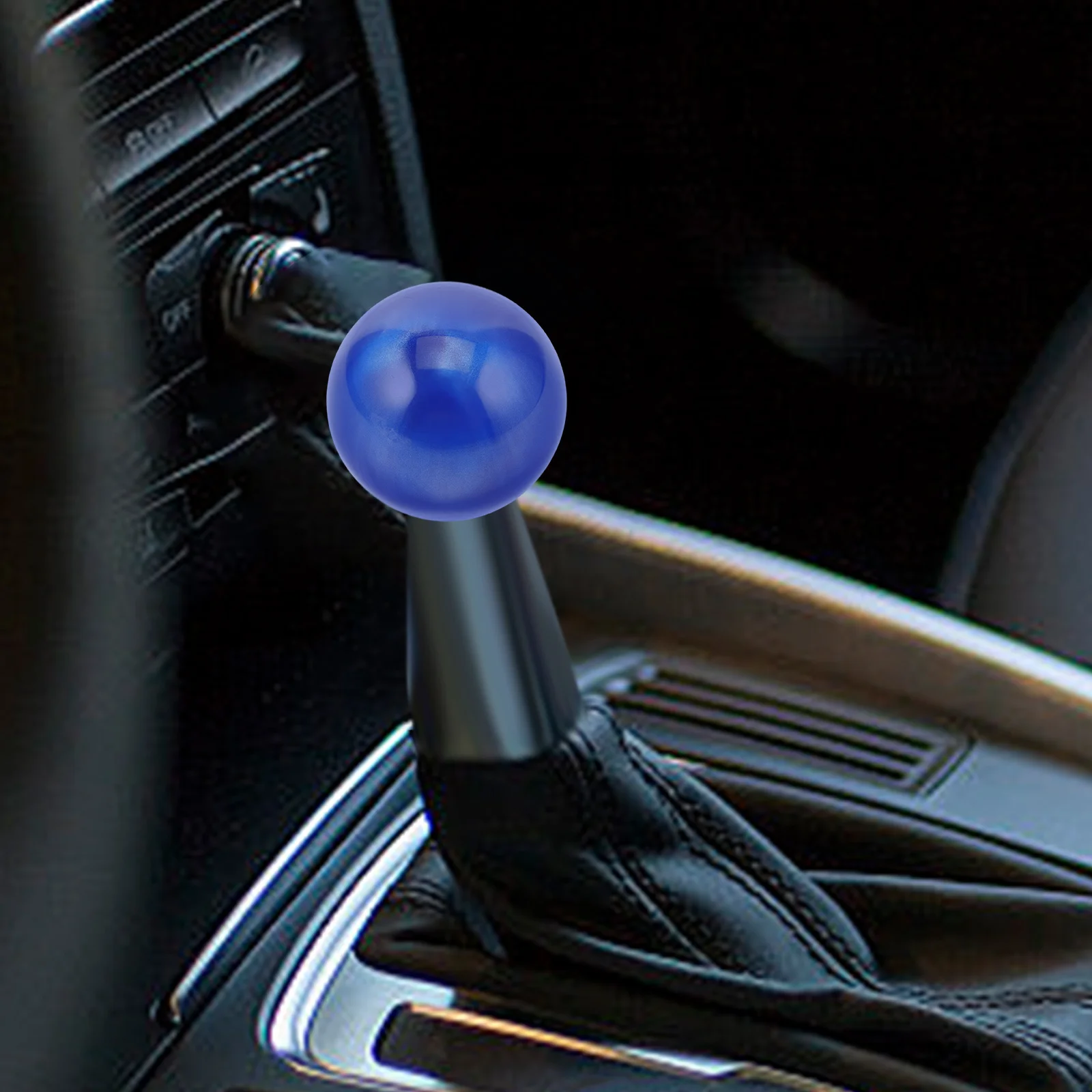 

Universal Car Gear Shift Knob Ball Shifter Lever Head Durable Acrylic Manual Transmission Stylish Decorative Cap