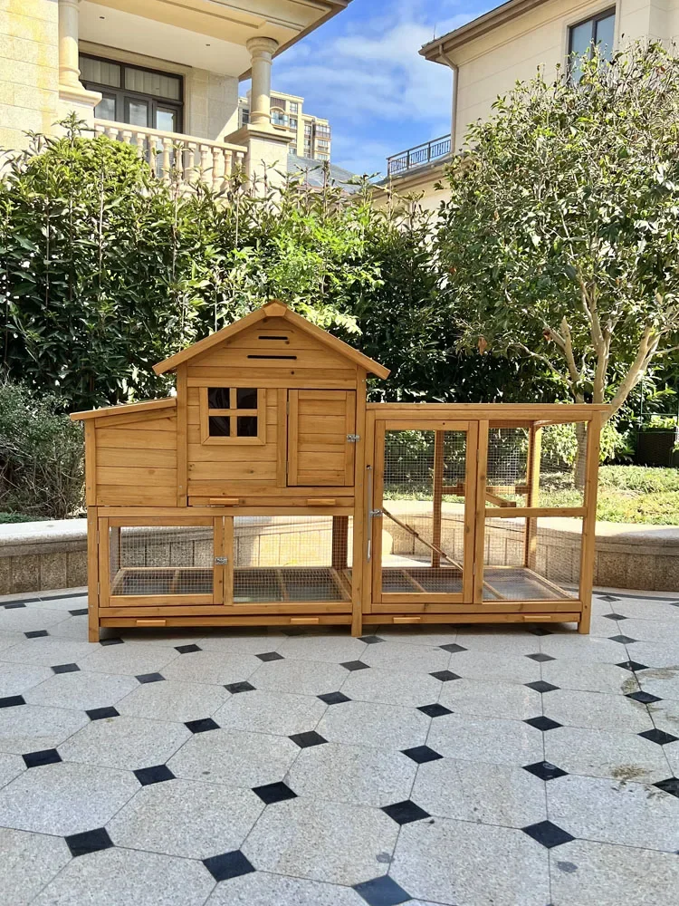 

Outdoor chicken cage Household large pigeon cage Breeding Wooden cat house Dog