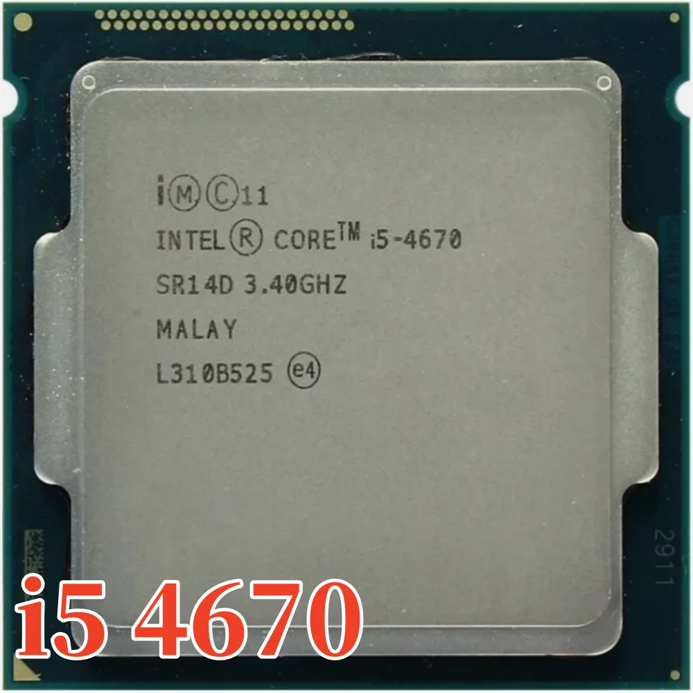 

Original Intel Core i5-4670 SR14D CPU 3.40GHz 6M 84W LGA1150 Quad-core Desktop i5 4670 processor Free shipping