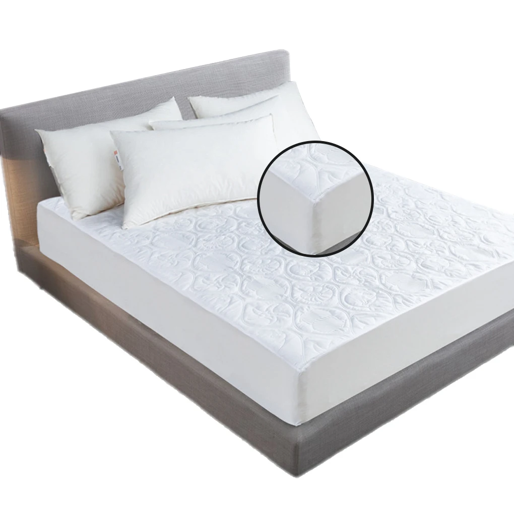 

Waterproof Mattress Protector Breathable Cotton Bed Pad Mat Protective Cover, California King 72x84+18inches