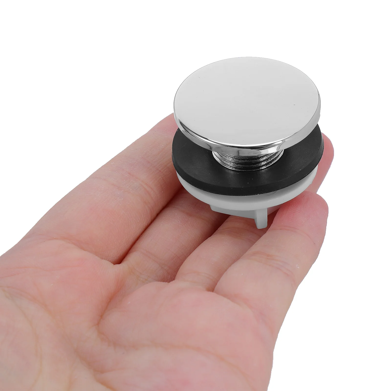 

4pcs Plastic Sink Spillover Cap 3/8 Inch Round Hole Cover For Kitchen Bathroom Basin Overflow Prevention Plug Drain Stopper