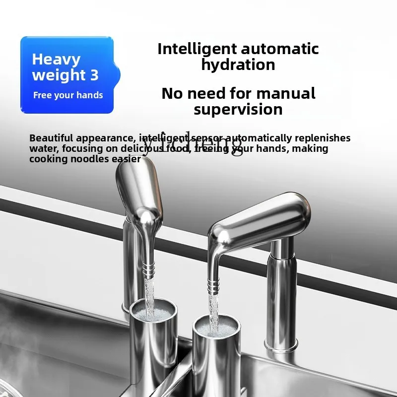 ZZ fornello per noodle Macchina per cucinare noodle con sollevamento automatico commerciale Riscaldamento elettrico per zuppa di noodle intelligente a gas