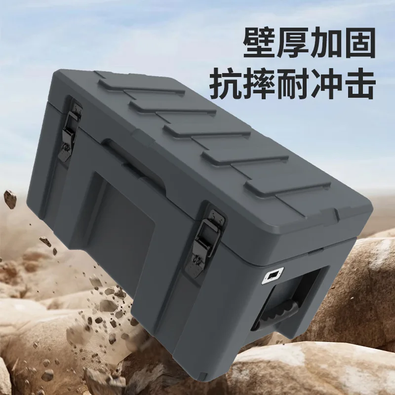 Rotomolded roof luggage, car storage, large capacity storage, no punching off-road three-proof box
