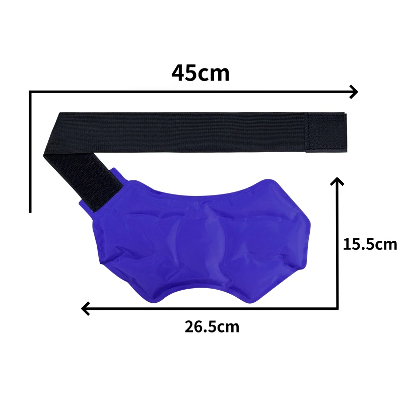 دعامة الكاحل حزمة الثلج التفاف للإصابات العلاج البارد الساخن قابلة لإعادة الاستخدام هلام الباردة حزمة الكاحل دعم لتخفيف الآلام الالتواء #5