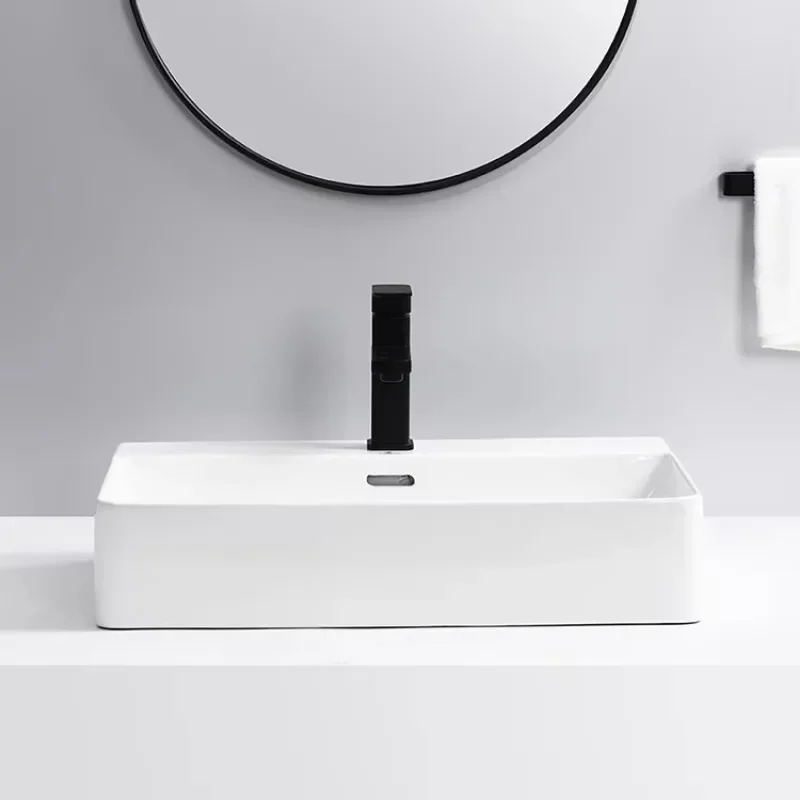 Bathroom vanity sanitary ware sink square ceramic countertop art wash basin