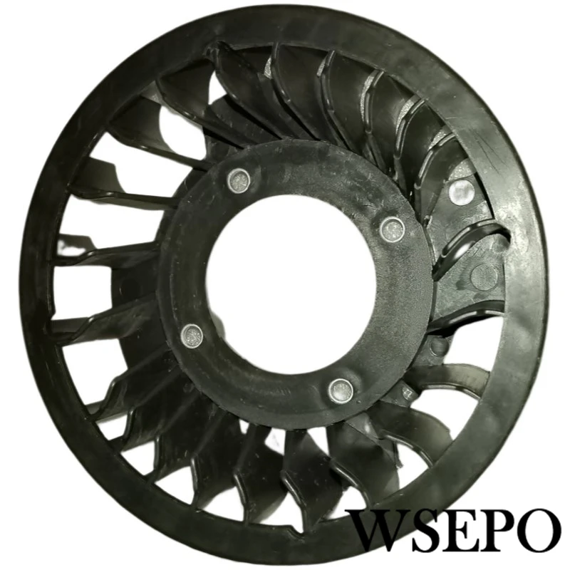 Alternator Rotor Cooling Fan Wheel For WSE5000FA  5KW Extender Generator WSE5000S Battery Charging Genset Spare Parts