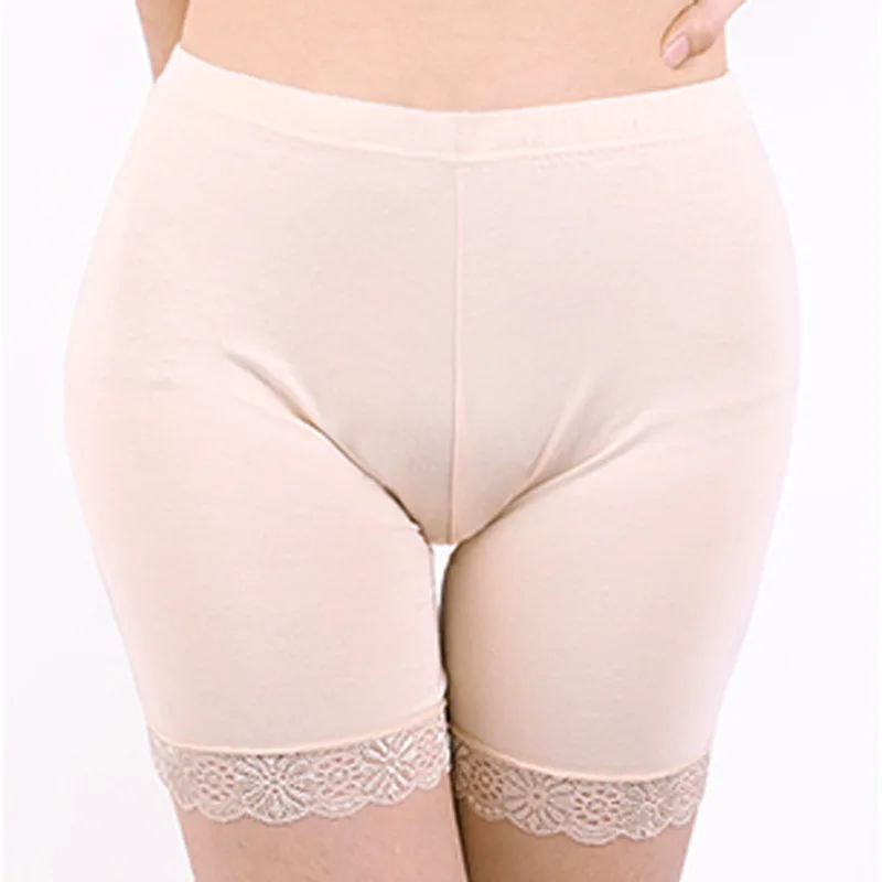 แม่วัยกลางคนกางเกง PLUS ขนาดฤดูร้อนบาง Modal สําหรับสตรีแบนมุมชุดชั้นในсыboyshort Femme