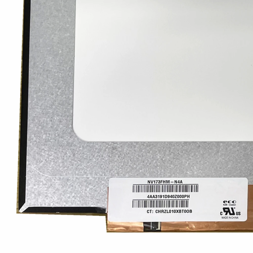 

NV173FHM-N4A 1920*1080 72% NTSC EDP 40-pin 17.3"144HZ LCD LED Screen Display IPS