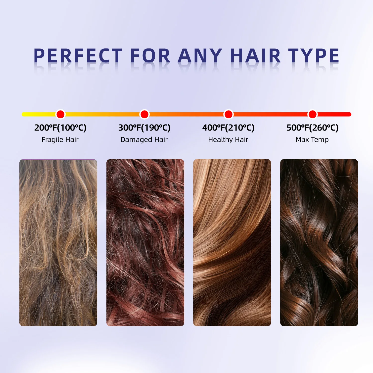 プロ仕様ヘアストレートナー 500F フラットアイロン 2in1 スタイリングツール サロン カーラー＆ストレートナー くせ毛用