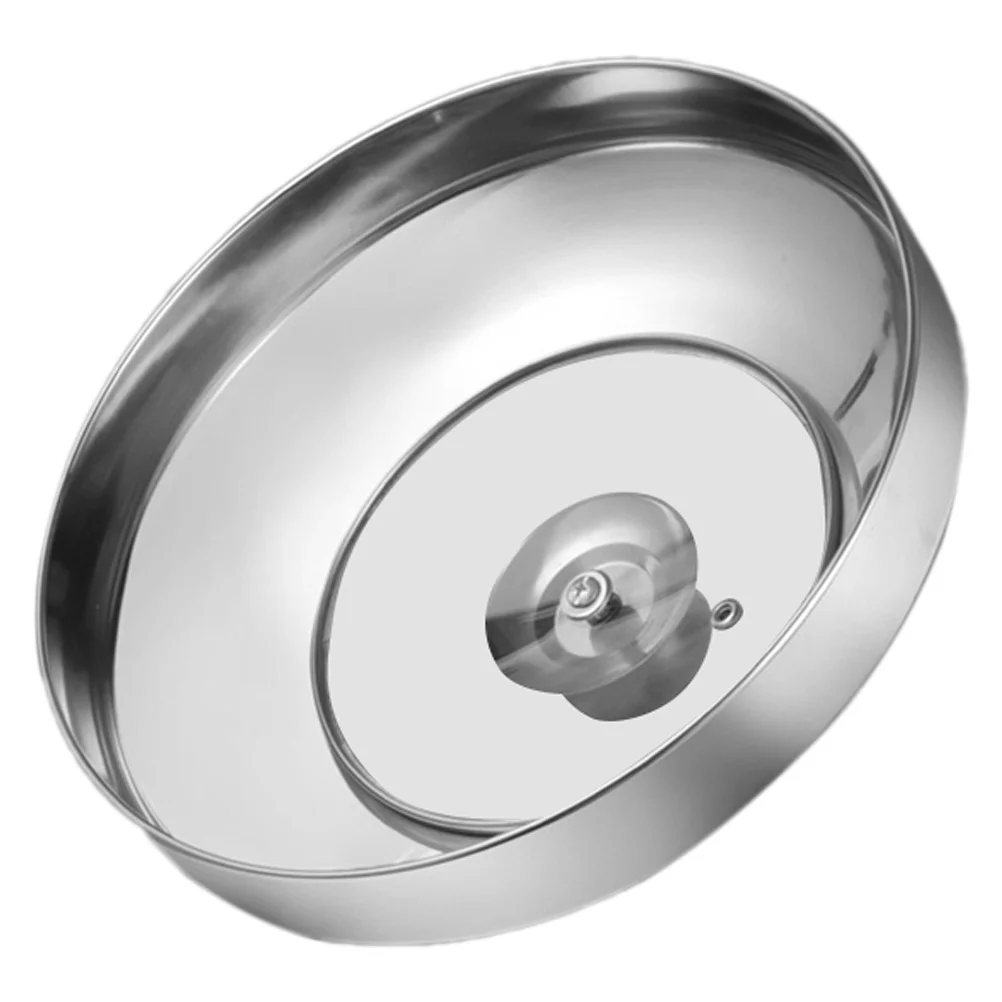 

Stainless Steel Wok Lid Lid 28CM Thick Glass Universal Cover for Frying Wok Steamer Stockpot Kitchen Accessories