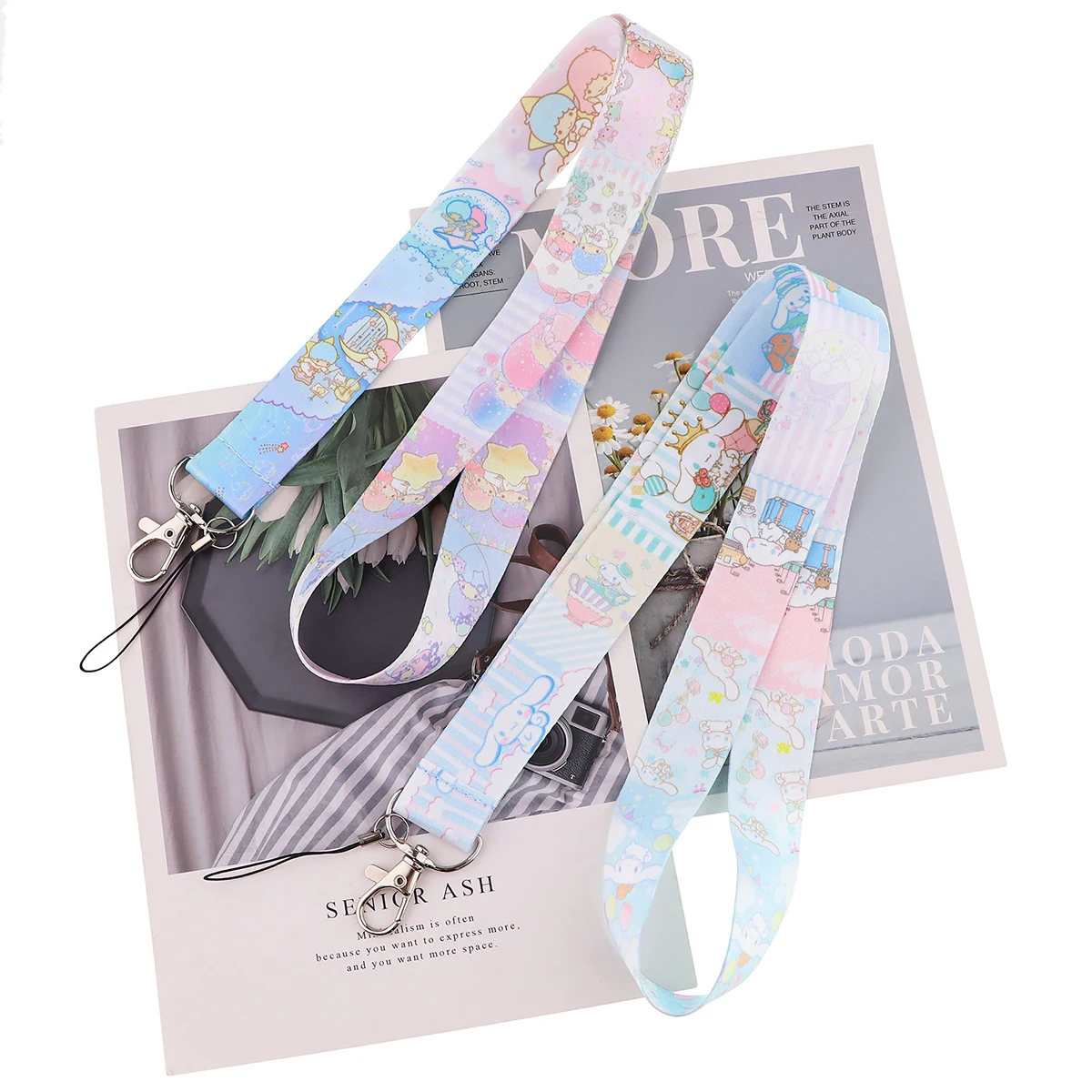 Ransitute R2816 Cartoon Lanyard For Key Neck Strap Lanyard Card ID Badge Holder Key Chain Key Holder Hang Rope Key Ring Kid Gift