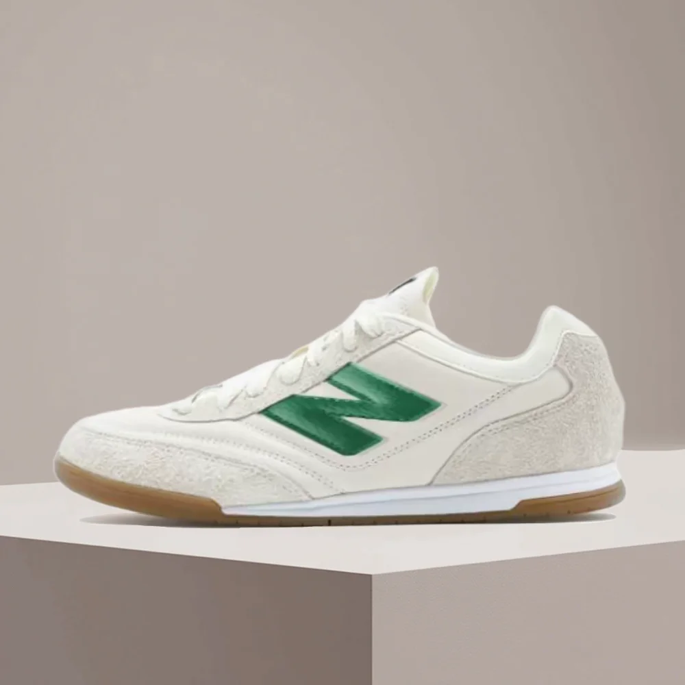 New Balance NBRC42 Unisex Low-Top Casual Shoes – White, Split-Leather Upper, Non-Slip Outsole, Durable & Comfortable URC42HG