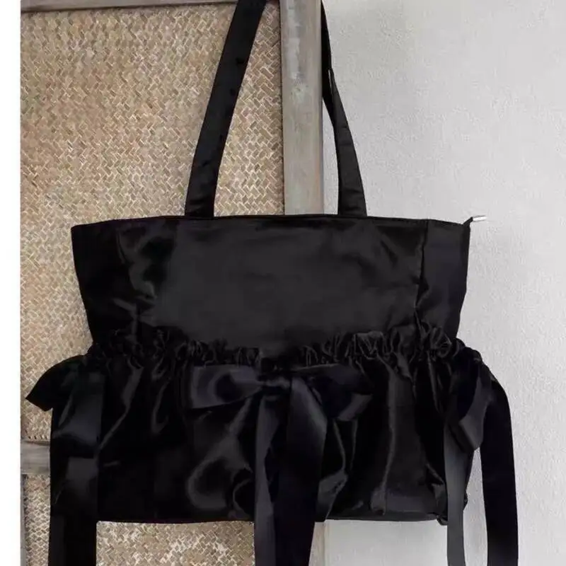 Bloom Haruku Bow Sier Messenger Women Sweet Cool Soft Large Capacity Ita Bags Ladies Fairycore Aesthetic Y2k Bag Chic