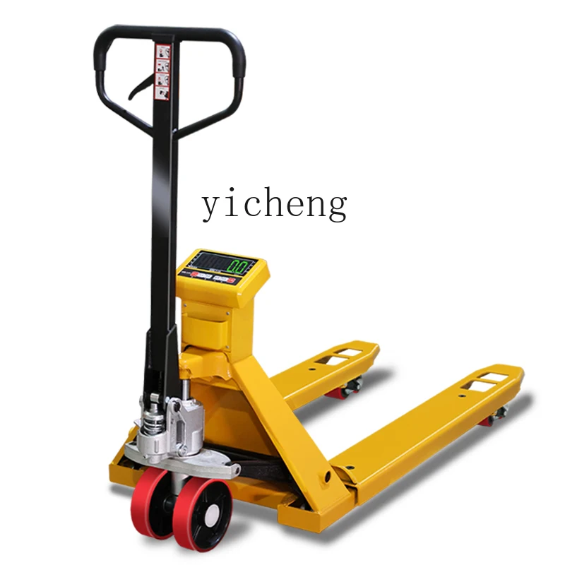

LXC Electronic Forklift Scale Manual Hydraulic High-Precision Pallet Truck Scale for Handling, Weighing, and Warehousing