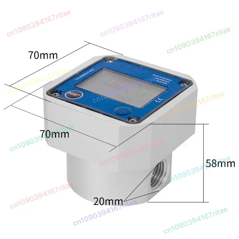 

Gas flowmeter Compression of various gases Electronic digital display Roots flowmeter