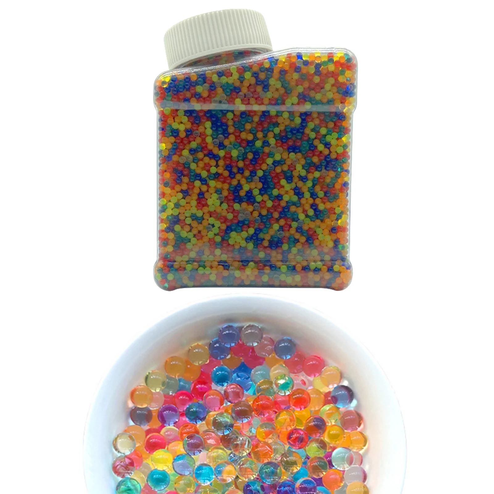 30,000 Beads Rainbow Mix Jelly Water Gel Beads Growing Balls for Kid Tactile Sensory Toys Plants Vase Filler Home Decoration