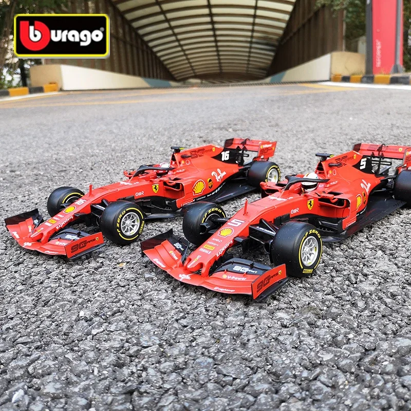 

Bburago 1:18 Ferrari F1 Formula One SF90 #16 #5 SF21 #55#16 Alloy Racing Car Model Simulation Metal Toy SuperCar Model Kids Gift