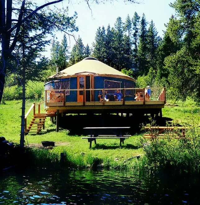 

Dia 5m Wood Frame Traditional Mongolian Yurt for Beach Resort Hotel House Luxury Yurts