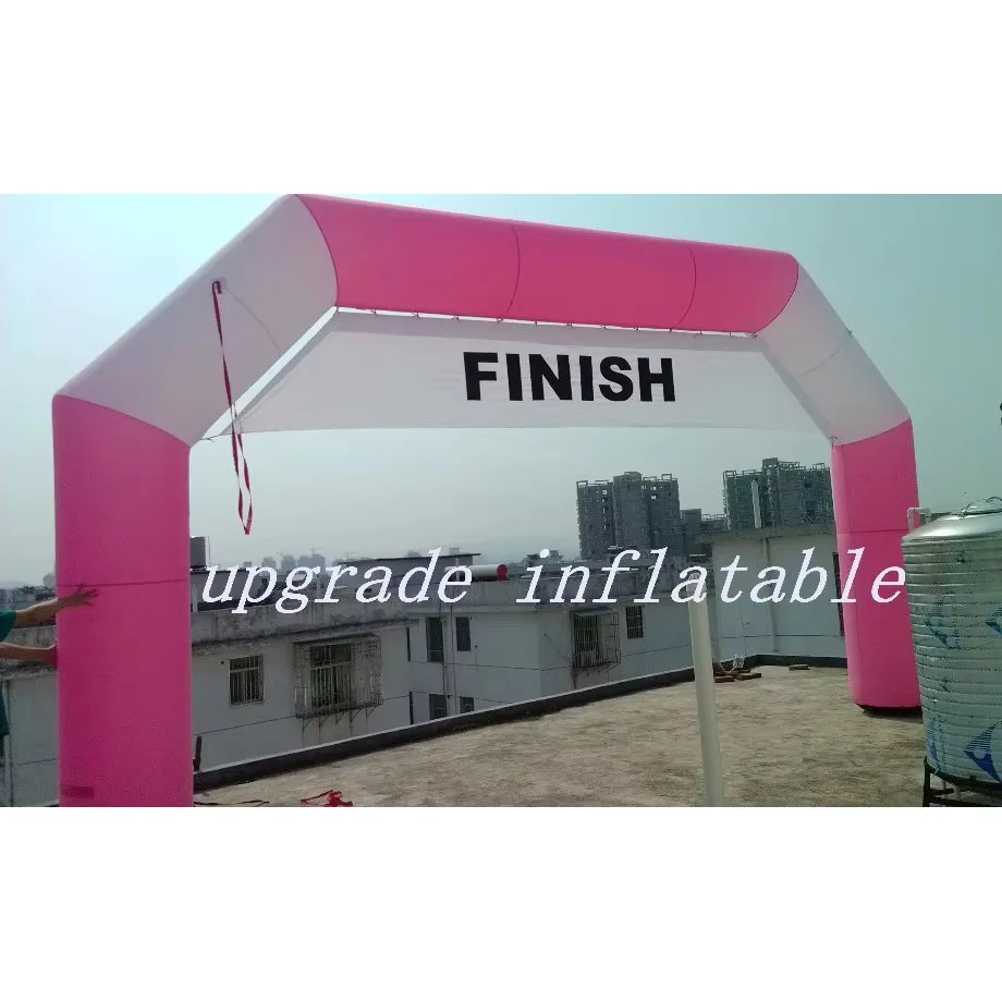 

6 m Wx3.3 m H Advertising Inflatable Arch Gate Start Finish Line Entrance Archway Entry Door for Sports Events