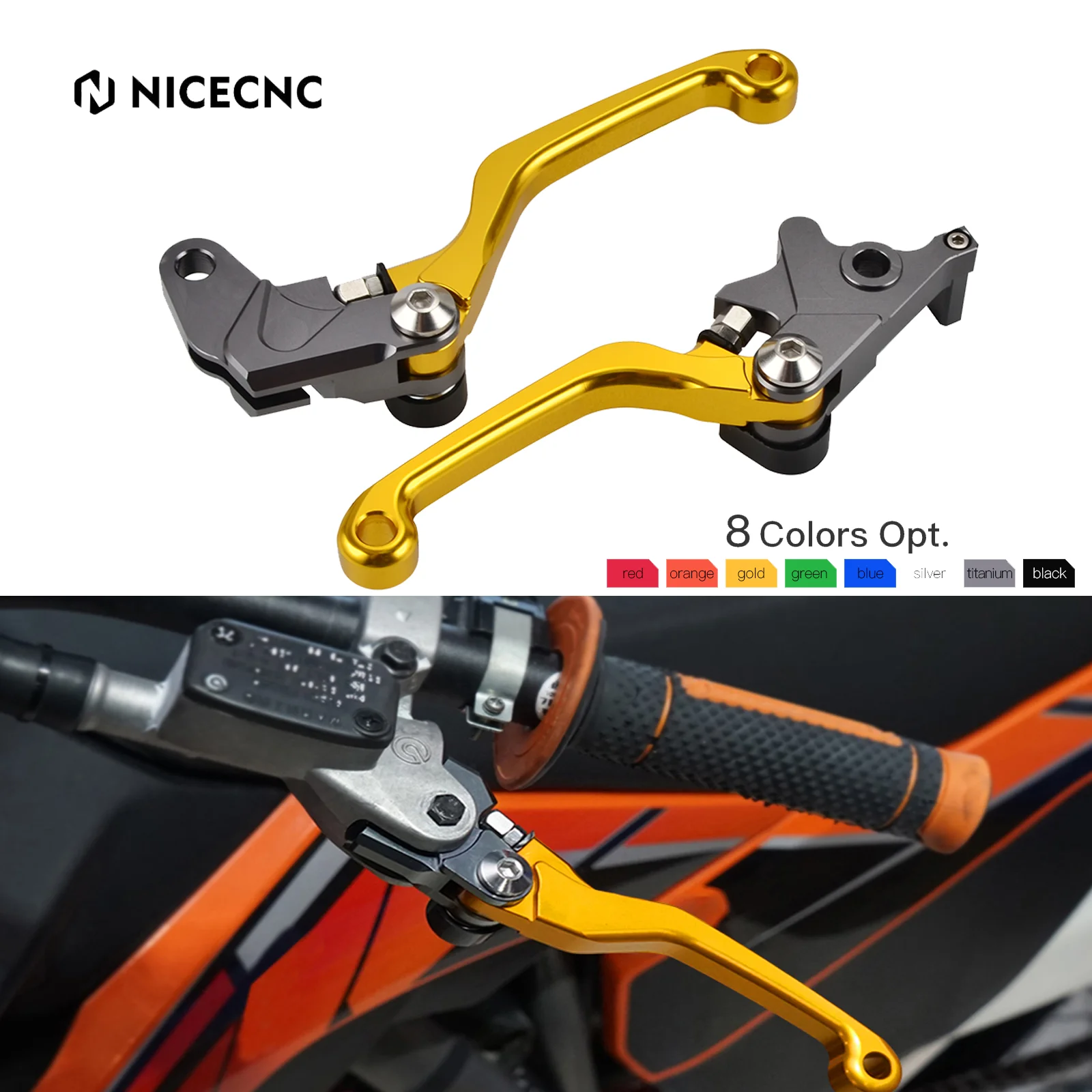 

NICECNC For Suzuki DRZ400S DRZ400SM DR-Z 400S 400SM 2000-2021 DR250R DR 250R 1997-2000 Motorcycle Pivot Brake Clutch Lever