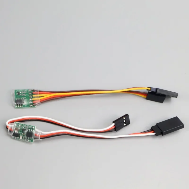 4 Uds Servo inversor Universal señal 4-6V/3,6 V-24V marcha atrás bajo/alto voltaje para RC Servo avión cola en V