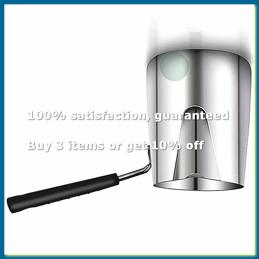 Stainless Steel Butter and Coffee Warmer,Turkish Coffee Pot,Mini Butter Melting Pot and Milk Pot with Spout -(350ML)-A27I
