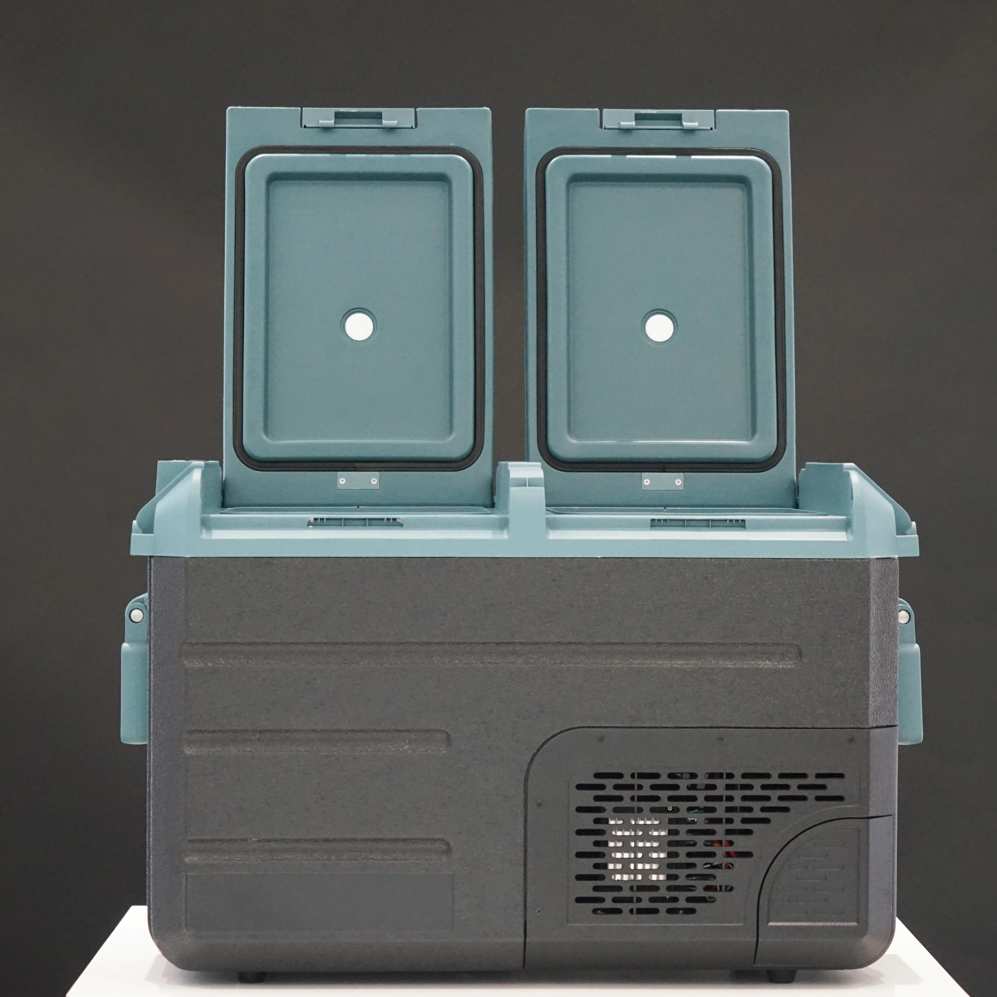 12V 24V Off-road Vehicle Car Refrigerator Compressor Electric Cooler Dual Zone Independent Temperature Control Battery Powered