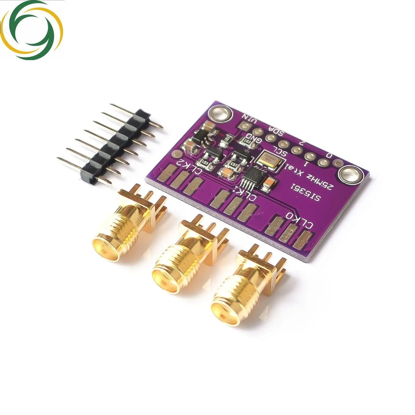 DC 3V 5V SI5351 SI5351A I2C Clock Signal Generator Module High Frequency Signal Square Wave Frequency 8KHz-160MHz For Arduino