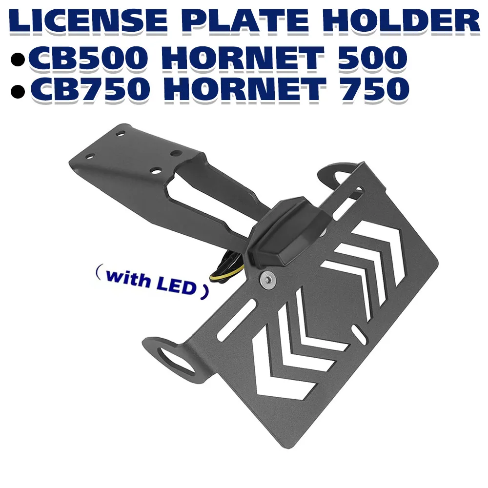 

CB500 750 Держатель номерного знака для Honda CB750 Hornet 750 2023-2025 Заднее хвостовое аккуратное крыло Светодиодный указатель поворота CB500 Hornet 500
