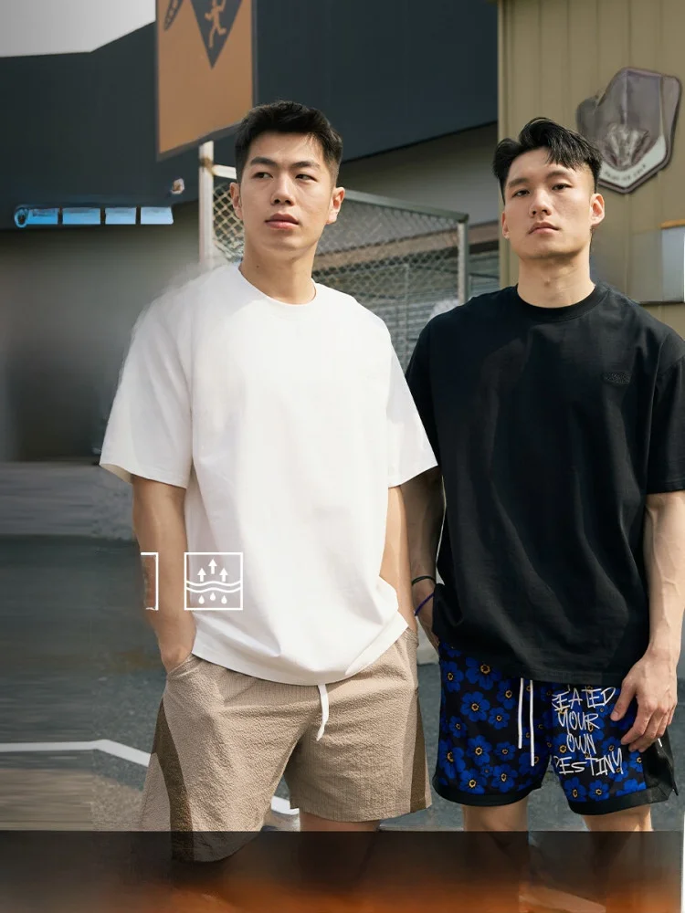 

Мужская дышащая футболка Luisi Coolmax Quick Dry Sport Leisure с круглым вырезом, однотонная, свободного кроя, влагоотводящая, с защитой от УФ-излучения