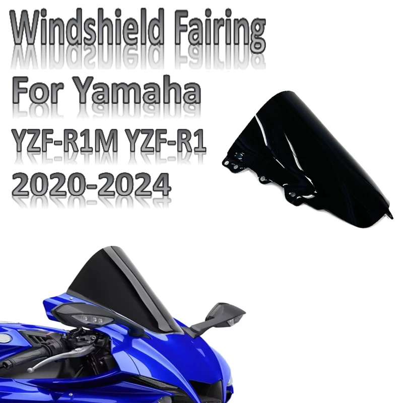 Windshield Spoiler box wind deflection protection For Yamaha YZF-R1M YZF-R1 2020 2021 2022 2023 2024