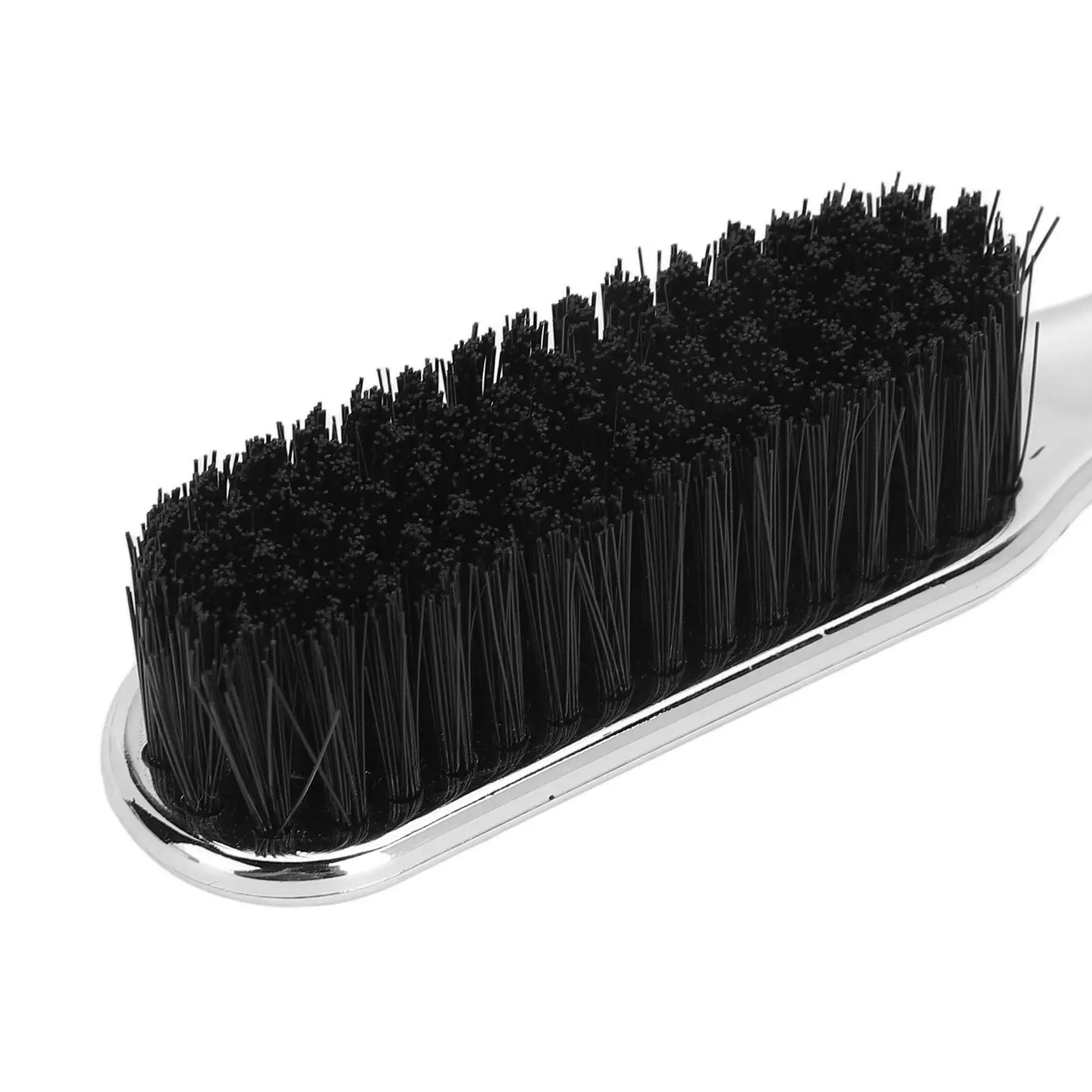 Portable Multi-Function Hair & Beard Comb - Light ABS Nylon Smoothing Tool in Silver for salon Use