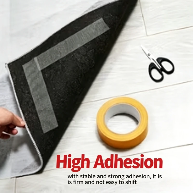 10m/Roll  Double Sided Tape High Viscosity Grid Fiber Transparent Double Sided Tape Sticky Waterproof Adhesive Fiber Mesh Tapes